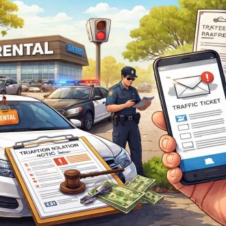 US rental car traffic violation policies 2026